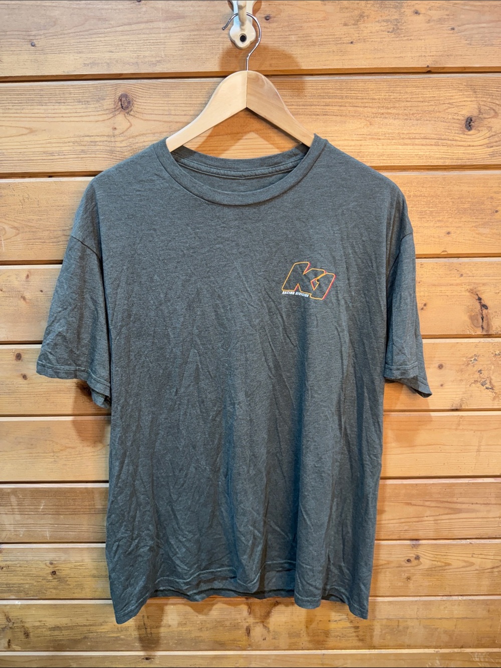 Graphic Short-Sleeve T-Shirt in Charcoal